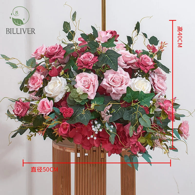 Wedding Flowers Backdrop Props Wedding Table Centerpieces Artificial Flower Ball Wedding Decoration