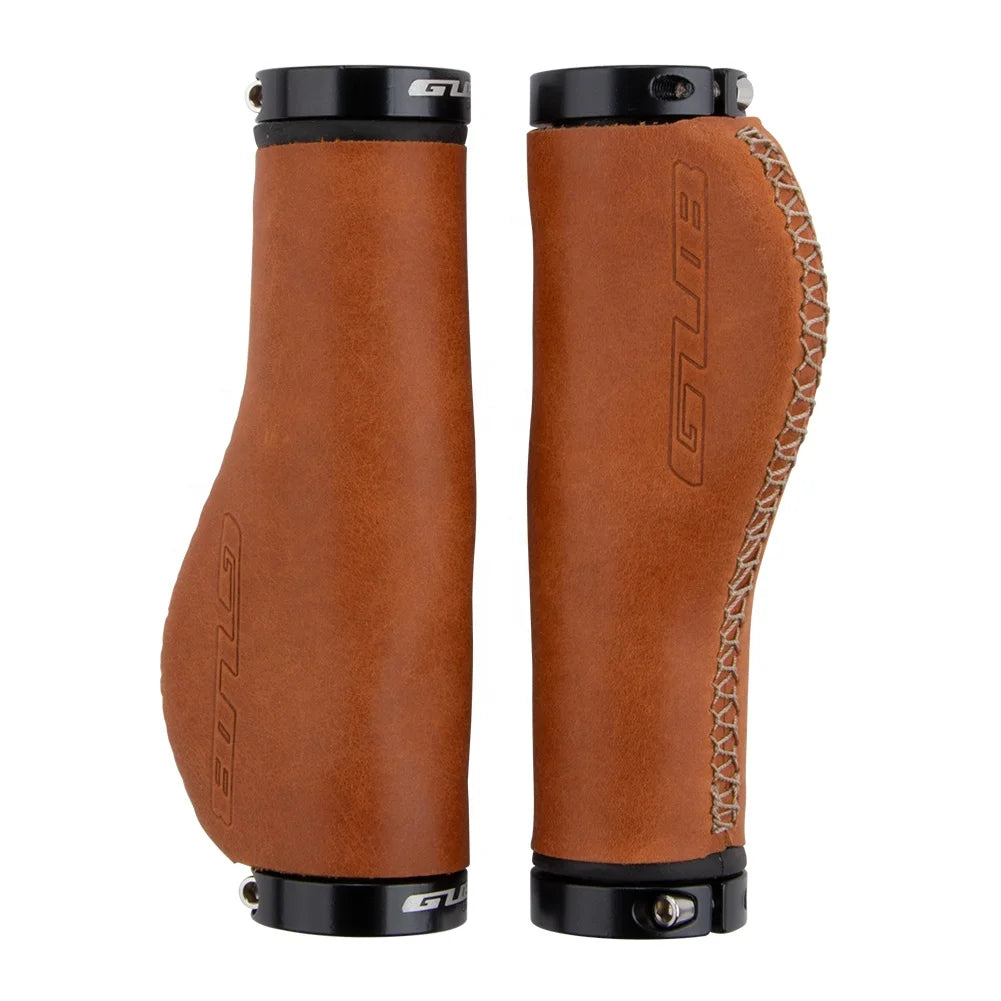 GUB G-611 Bicycle Handlebar Grips Hot Selling Mountain Road Bicycle Handlebar Grips Ergonomic Leather Bike Handle Bar Grips