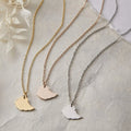 Inspire Jewelry Wholesale No Fade 18K Gold Stainless Steel Chain African Ethiopia Map Pendant Necklace World Countries Map MegaBDM