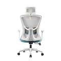 Mesh Swivel Staff Task Office Chair Comfortable High Back Executive Manager Chair Office Computer White Ergonomic Office Chairs