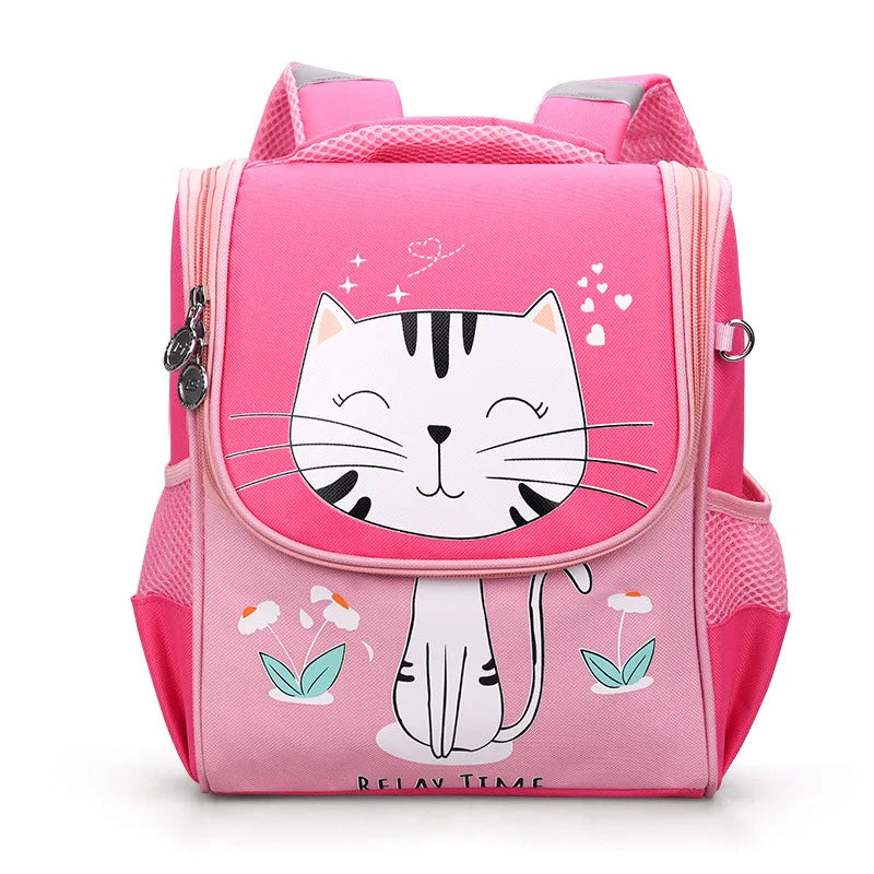 Kindergarten Boys & Girls Dinosaur & Space Theme Waterproof Nylon Polyester Lining Lightweight Daypack for 3-5-6 Years Old