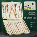 New Professional Nail Care Kit Stainless Steel  Nail Clipper Cutter Magnetic Manicure & Pedicure Set