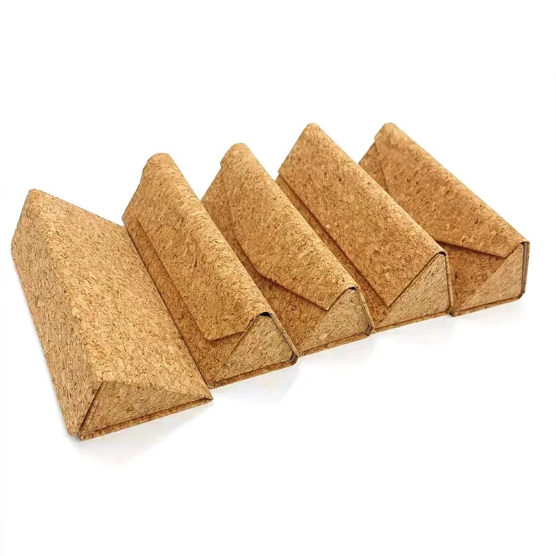 Hot Sale Triangle Foldable PU Unisex Sunglasses Case