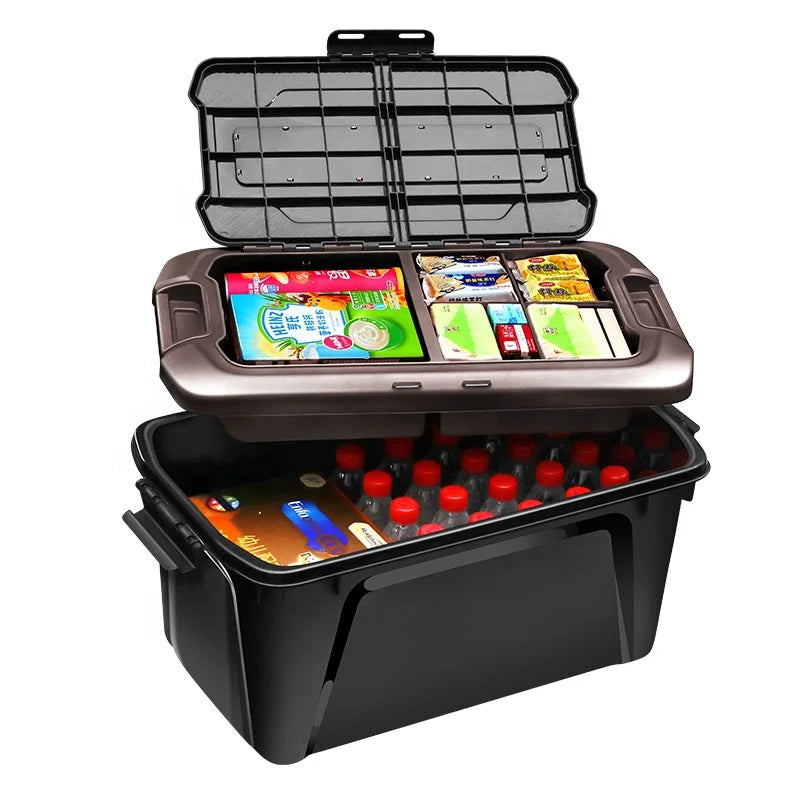 Anjuny Hot Selling Large Capacity Car Trunk Organizers  Plastic PP Storage Box