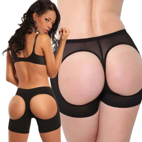 Women Sexy Hollow Out Body Shaping Butt Lifter Panties Seamless Push up Enhancer Body Shaper Briefs Underwear Booty Top