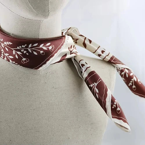 Custom Double Sided Satin Bandanas Satin Hair Scarf Wholesale Large Satin Scarf Bandana