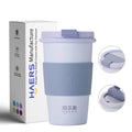 Coffee Mug with Lid Stainless Steel Travel Tumbler Cup Durable Double Wall Vacuum Insulated Coffee Cup