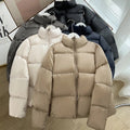 Fengway Custom Women's Fashion Straight Puffer Coat Stand Collar Zipper Bubble Design Winter Warm Thin Coat Waterproof Feature