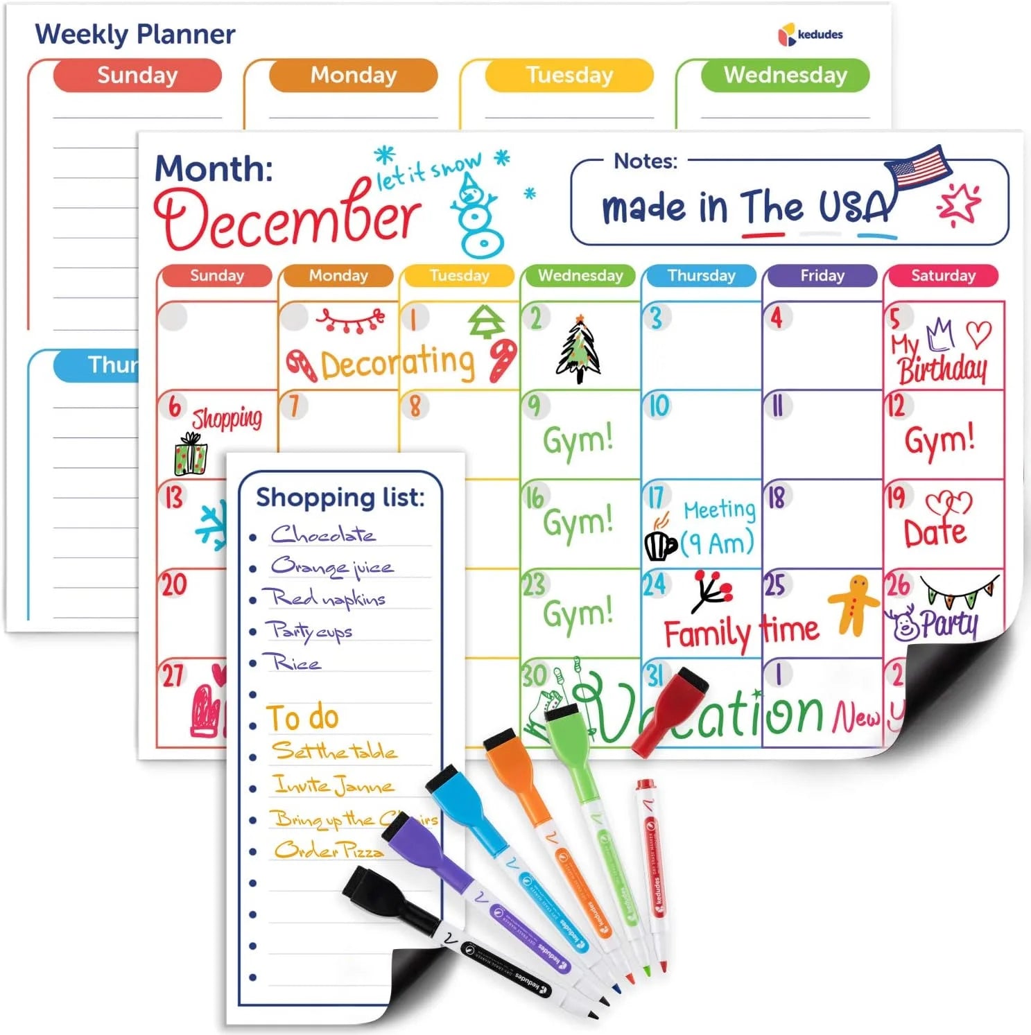 Magnetic Chore Chart for Refrigerator Responsibility Reward WhiteBoard Chart Children Chore Board With Magnets