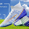 SeeMore AG/FG Professional Training Turf Football Boots High-Top Breathable Athletic Sneaker Soccer Shoes Cleats Spring Winter