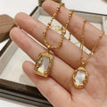 Minimalist Personalized Choker Necklace Beads Chain Necklace Irregular Shell Necklace Women