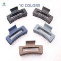 Fashion Solid Color Large Hair Claw square Flower Hair Clips Acetate Hair Claw Clips for Women