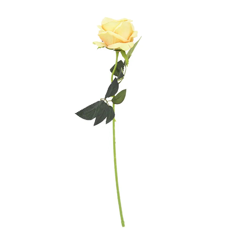 51cm\20inch Artificial Flowers Autumn Colors  Korean Rose Flowers Artificial Green Plants Roses Home Decoration
