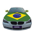 Custom Car Mirror Cover Bonnet Flags 100%Polyester Custom Brazil Brazilian Car Hood Flag