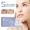 Wholesale 5 Ml* 4 Pcs/ Box Moisturizing Anti Aging Face Serum  Collagen Stemcell  Suncream SPF 50