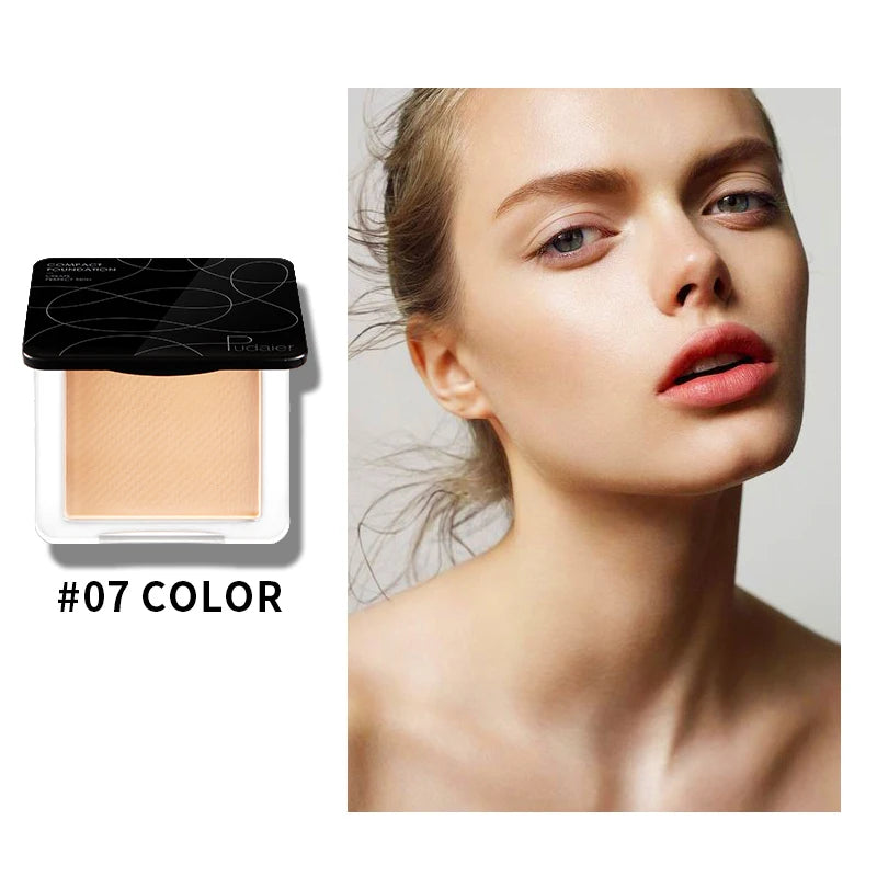 Private Label Non-caking Oil-control Makeup Setting Powder Longstanding Waterproof  Wholesale Pressed Powder