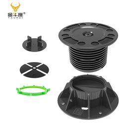 TAURUS PP Material Adjustable Plastic Pedestal 45mm - 145mm for Floors & Accessories With Distance Spacer Tile Safety Grid