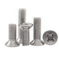 M1.6-M10 Stainless Steel 304 316 DIN 965 Phillips Flat Countersunk Head Bolt Screws