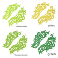 Newly Popular African Lace Applique Multicolor Polyester Embroidery Dress Decorative Patches