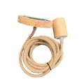 Retro Vintage DIY Lamp Cord Set 3m Wood Screw Style Ceiling Rose Light Holder Kit Decorative Pendant Lamp E26/E27 Base