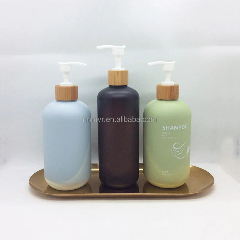 Spot Pet White Foam Bottle 300ml Hand Sanitizer Bottle Bath Gel Foaming Bottle 500ml Subpackage Free Shipping Label
