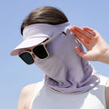 GJ Xtj108 Low Cost Multi Function Multi-Color Customizable Light Breathable Full-Face Sunscreen Head Scarf Ice Silk Mask
