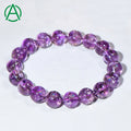 ArthurGem Wholesale Rare Quality Azeztulite Amethyst Bracelet Natural Healing Purple Azeztulite Crystal Bracelet for Women