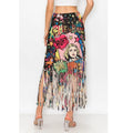 Guangzhou Auyan Seamless High-waisted Dress Half Beach Holiday Skirt Two Belly Dance Training Dresses