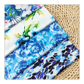 Shaoxing Manufacture Reliable Quality Digital Print 100% Polyester Satin Fabric for Dress Curtain Girls-Eco-Friendly Lightweight