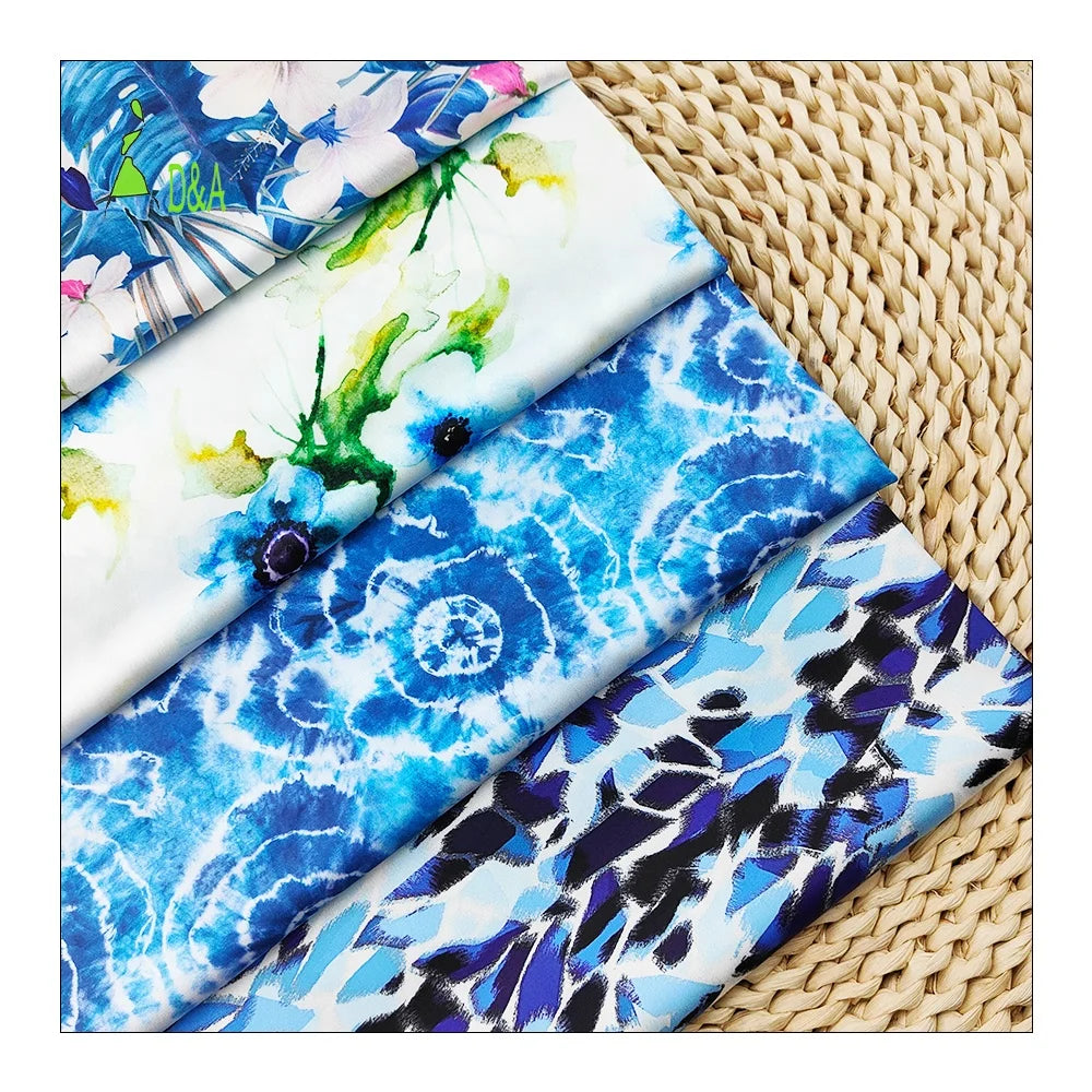 Shaoxing Manufacture Reliable Quality Digital Print 100% Polyester Satin Fabric for Dress Curtain Girls-Eco-Friendly Lightweight