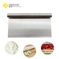 Durable Stainless Steel Baking Scraper with Scale Food Grade Pastry Slicer Cake Dough Cutter Essential Home Kitchen Baking Tool