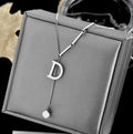 Competitive Price 26 Alphabet Letter Pendant Stainless Steel Initial Necklace 18K Gold Plated