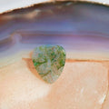 HZ HZ Custom Printed Promotional Gifts Cool Crystal Moss Agate Custom Guitar Pick Printed Colorful