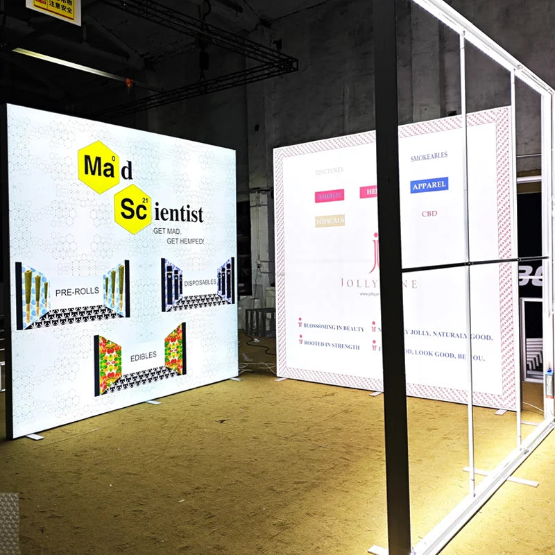 Custom Aluminum & PVC LED Light Box Frame with Custom Sizes and Colors for Retail & Exhibition Promotion