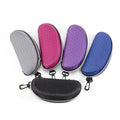 Custom Eyeglasses Box Glasses Portable Zipper Hook Hard Sunglass Carry Bags Sunglasses Case