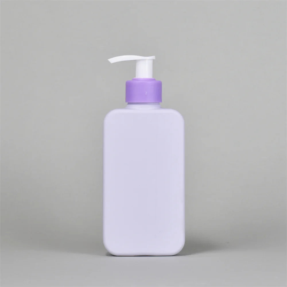 Kinpack Empty Bottle Body Wash Lotion Shower Gel HDPE Bottle Matte 250ml 500ml Shampoo Plastic Bottle with Pump