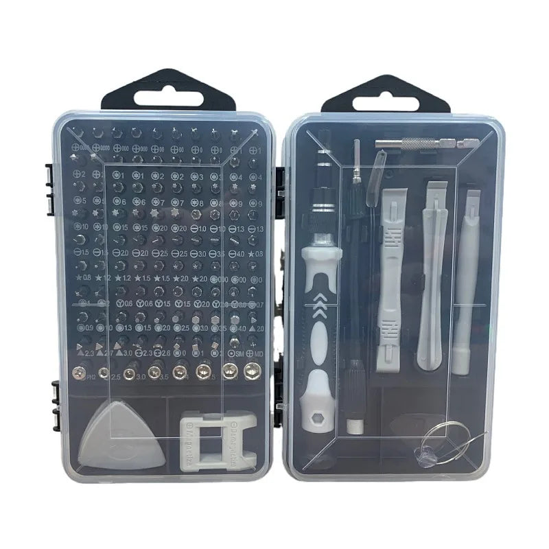 Hot Selling 115-in-1 Full Set of Hand Tools for Mobile Phone Repair DIY Usage with OEM Customization Box and Case Packaging