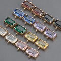 M629  10pcs/Lot DIY Jewelry Accessories Handmade Glass Charms Jump Ring Earring Components for Making Custom DIY Pendant