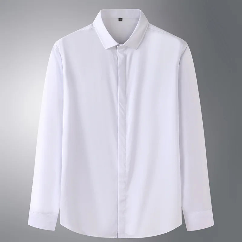 2023 Men's Long-sleeved Shirt Men's Loose Casual Spring and Autumn New Professional Clothes Shirt