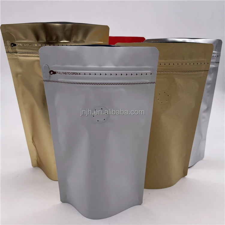 Custom 500g Food Grade Plumpy Printed Plastic Cashew Nut Vaccum Packaging Bag