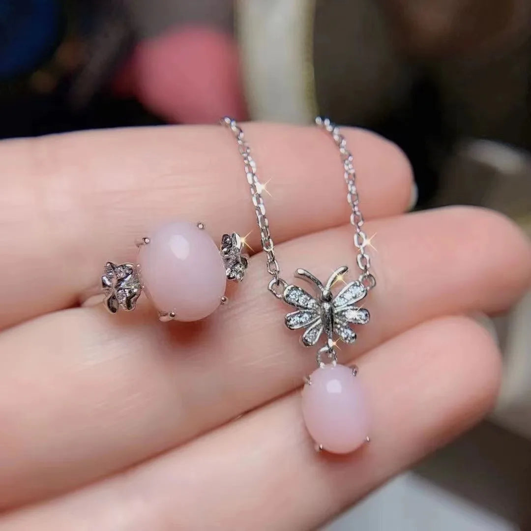 Hot Sale 925 Sterling Silver Tarnish-Free Bridal Opal Necklace Set Gold for Parties Engagements Direct Mumbai Maharashtra India