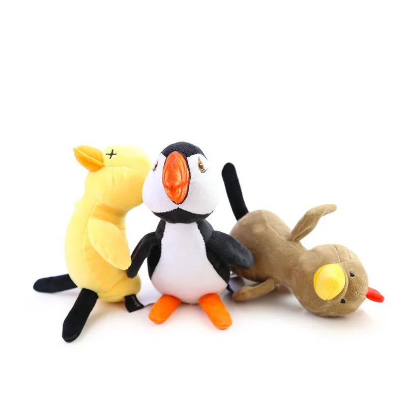 HELLOMOON Animal Style Plush Eco Friendly Rope Interactive Pet Toys Dog Chew Toys