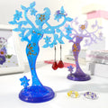 DIY Crystal Epoxy Resin Silicone Mold Beauty Jewelry Stand Display Mirror Swing Table Transparent White Eco-Friendly Cake Tools