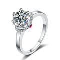 ZHILIAN Wedding Engagement Anniversary Custom Sterling Silver 925 Jewellery Zircon Elegant Fine Jewelry Party Rings