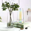 Modern Transparent Glass Vase Big Mouth Bottle for Wedding Tabletop Decor for Home or Office