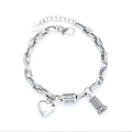 Vintage Abacus Barrel Multi Element Jewelry 925 Sterling Silver Bracelet