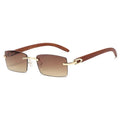 Rimless Summer Cheap Classic Woman Men Fashion Metal Sunglasses Sun Glasses