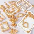HY Baroque Fondant Molds for Cake Decorating Curlicues Scroll Lace Border Candy Silicone Mold for Sugarcraft