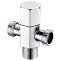 Modern 1/4 Turn Water Control Stainless Steel Angle Stop Valve Wall Mount Easy Installation
