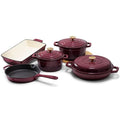 Wholesale Enamel Cast Iron Casserole Pots Fry Pan Mini Casserole Cookware Sets Classic Design Two Ears Handle Oven Safe Gas